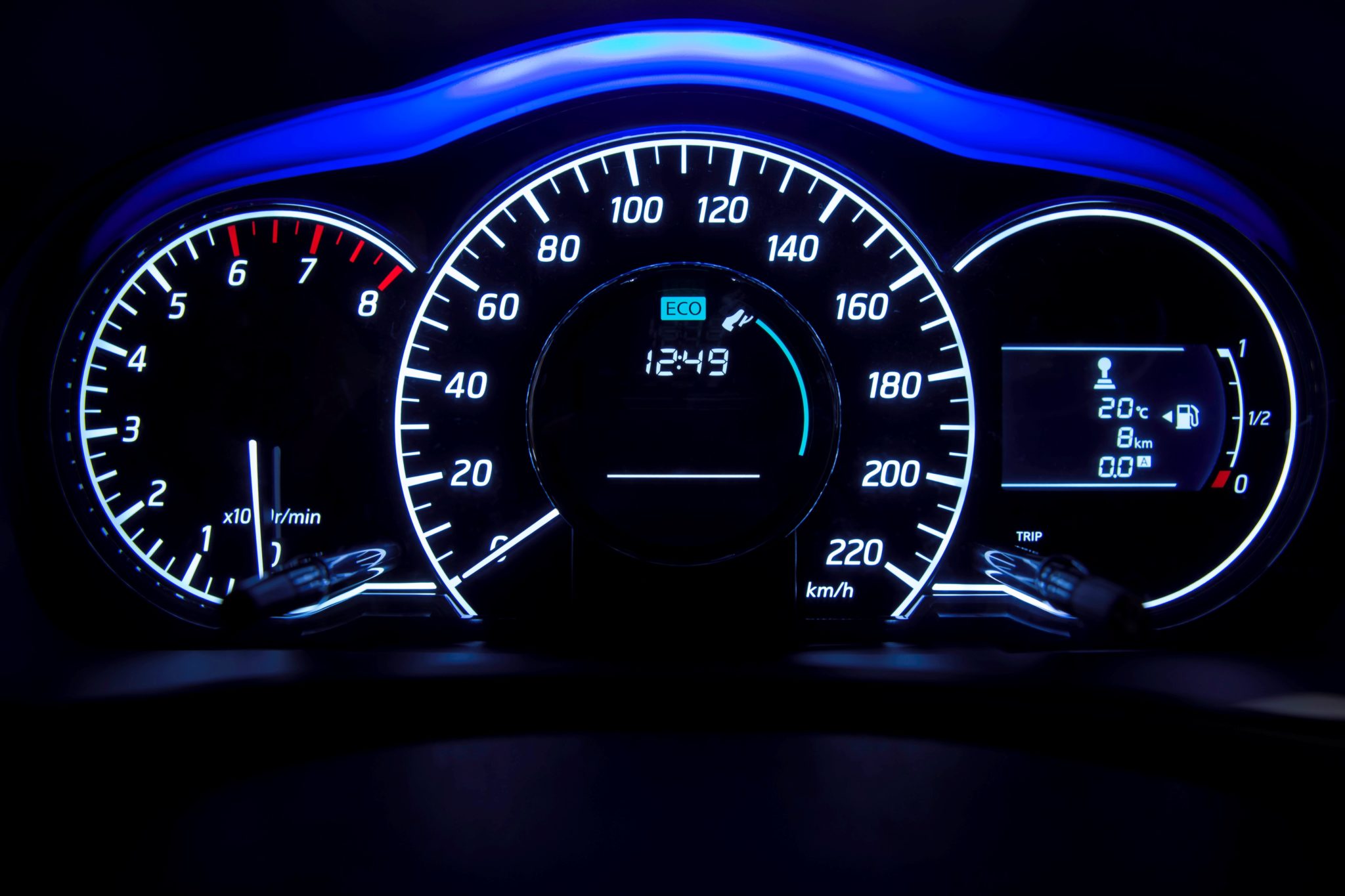 Honda inside Speedometer