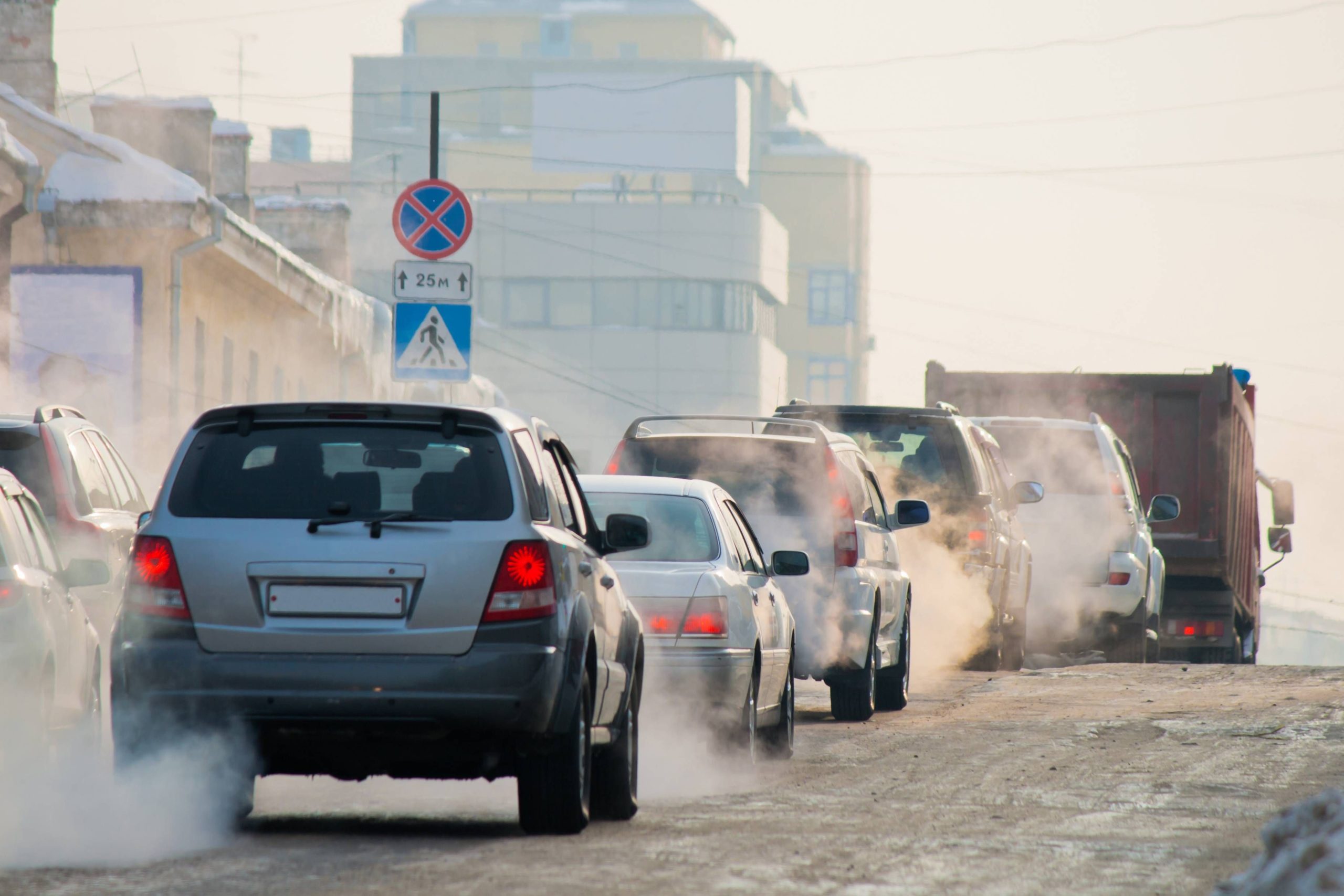 Загрязнение автотранспортом